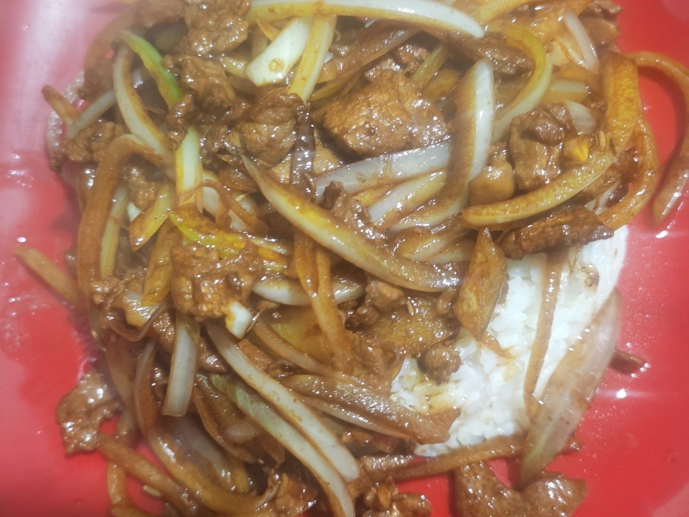 台湾葱爆牛柳饭