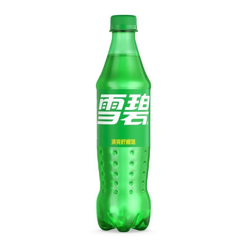 雪碧清爽柠檬味汽水500ml/瓶