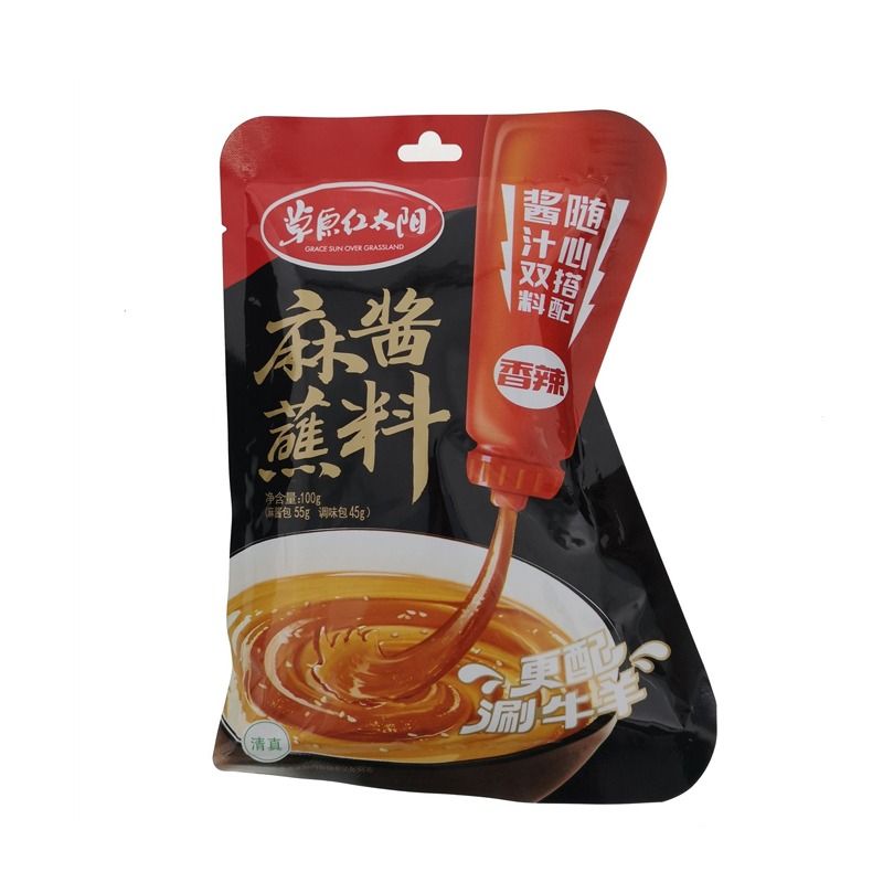 草原红太阳 香辣麻酱蘸料 100g／袋.jpg