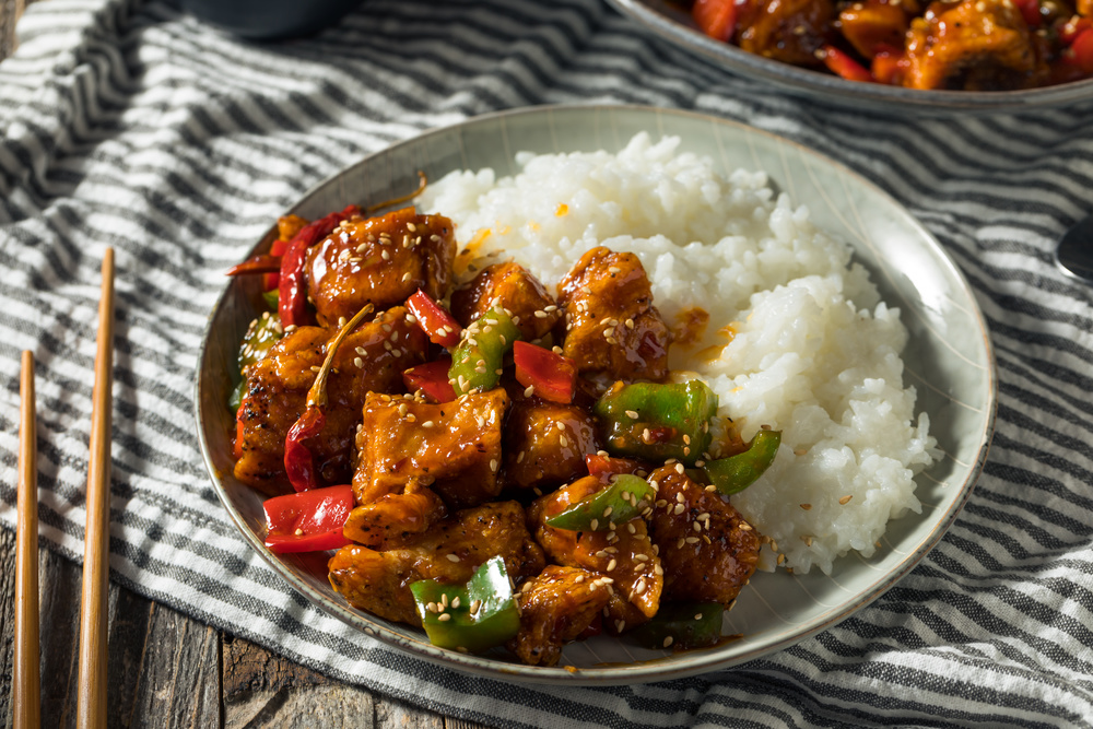 辣子鸡盖饭